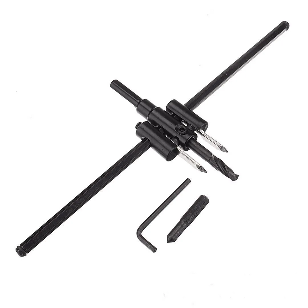 Регулируемый металлический деревянный круг кольцевая пила сверло резак набор