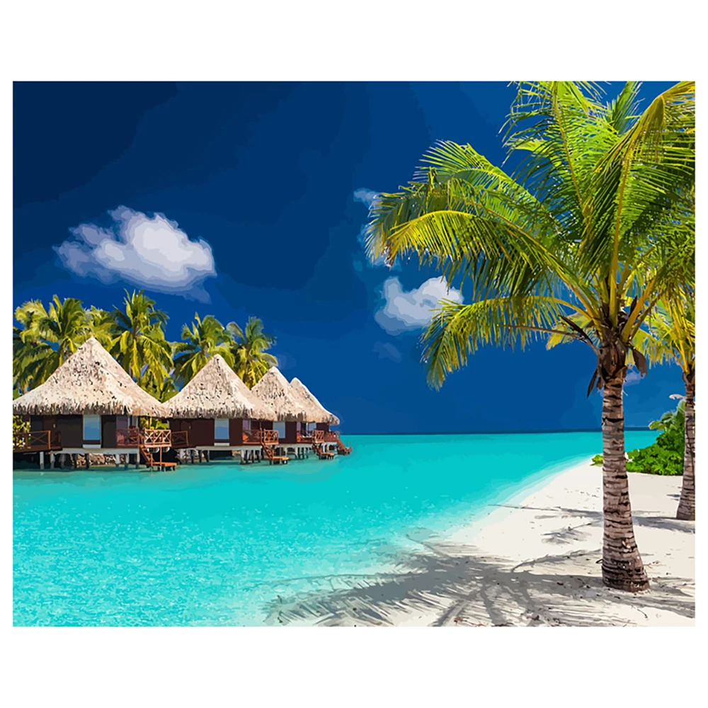 Набор для рукоделия алмазная живопись пейзаж Современная мозаика настенная