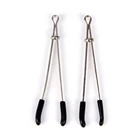 2 шт. стальные зажимы для губ, зажимы для сосков, клитора, клитора, зажимы для ушей, эротический товар, игрушки для взрослых и женщин