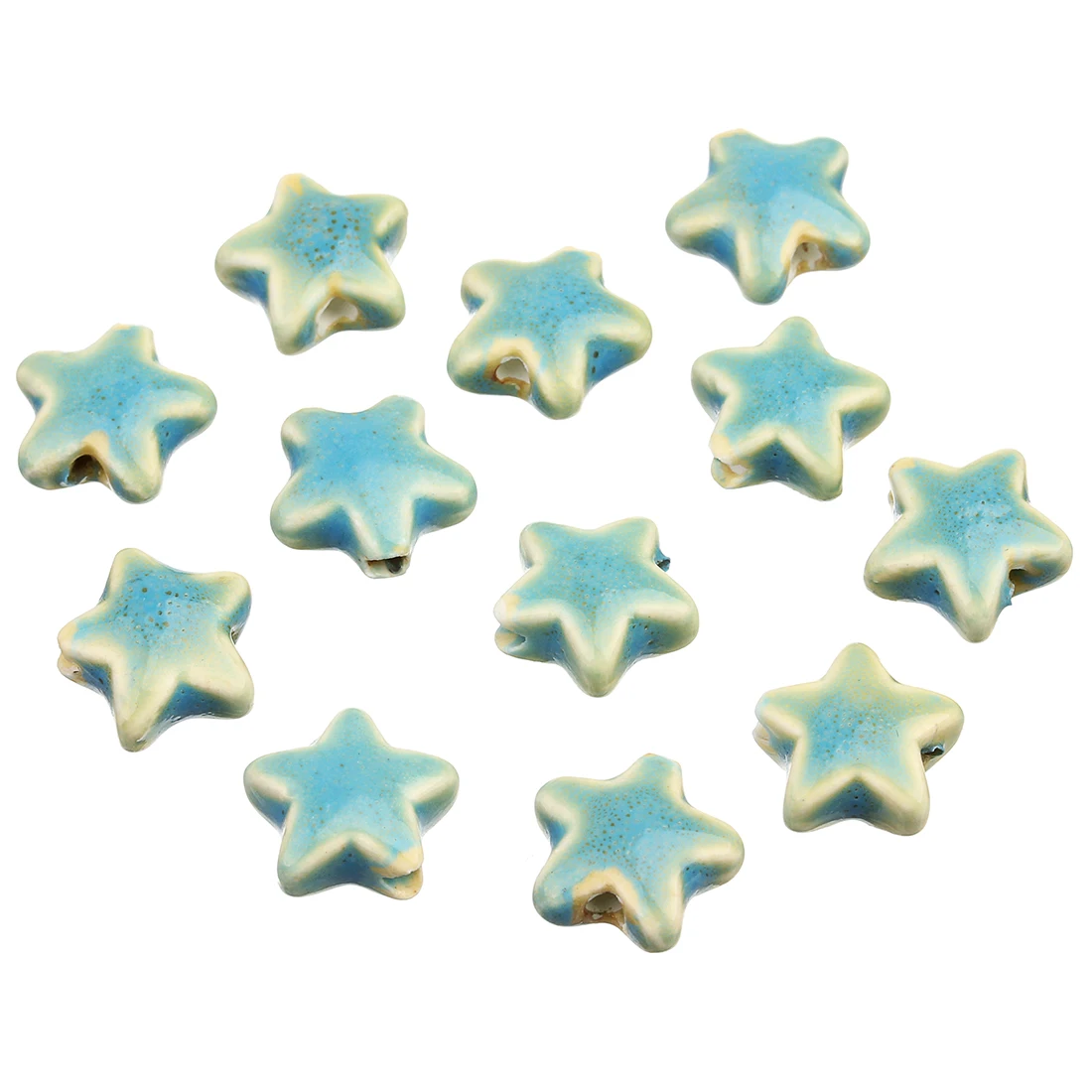 

20pcs 8 Colors Big Ceramic Star Charms Bead Loose Beads 14mm for Bracelet Necklace Diy Jewelry Making Findings Accessory