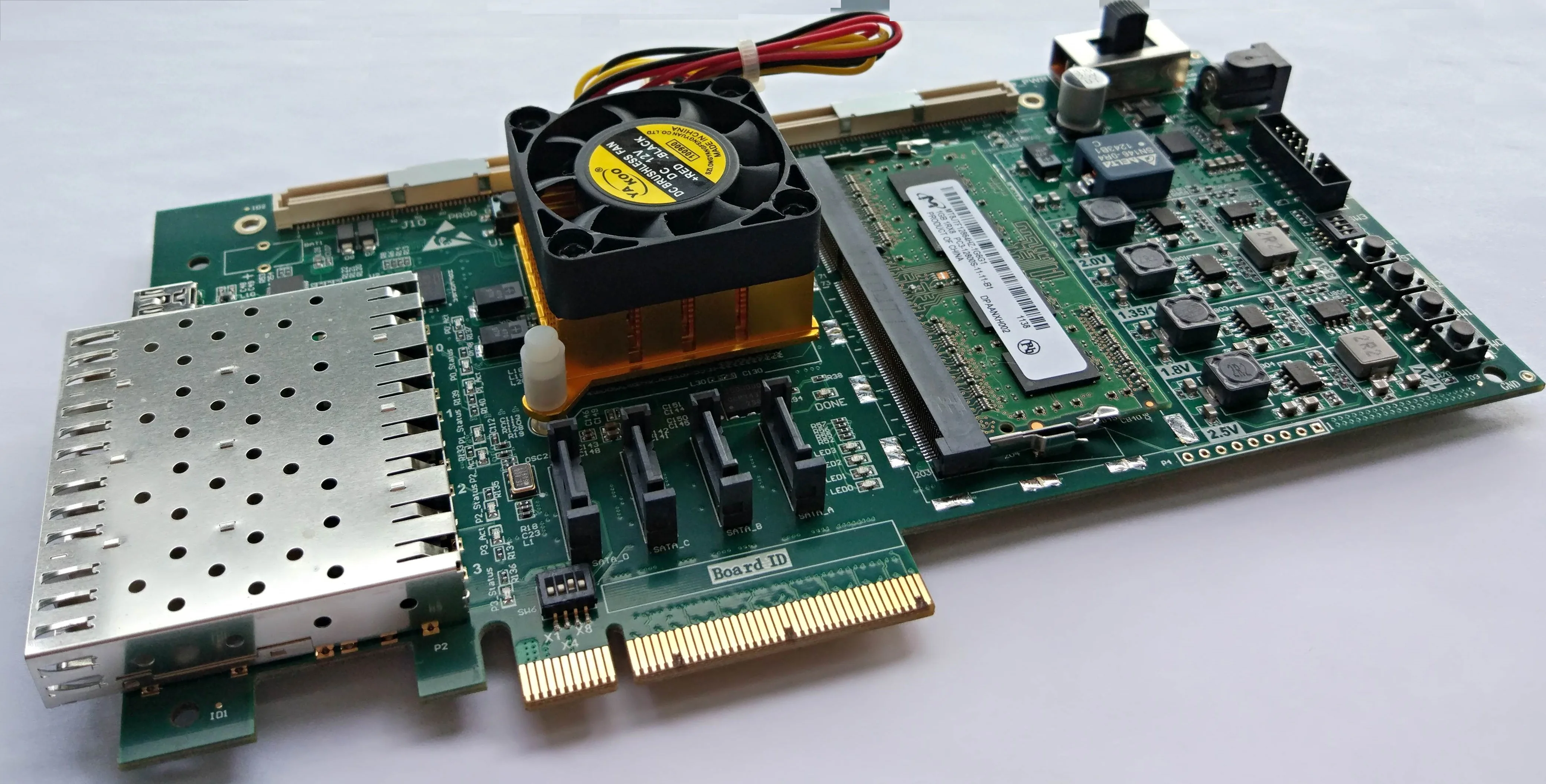 Kintex-7 Xc7k325t Development Board PCIe X8 4-Way SFP + Sata Data Filtering module sensor | ABS Sensor
