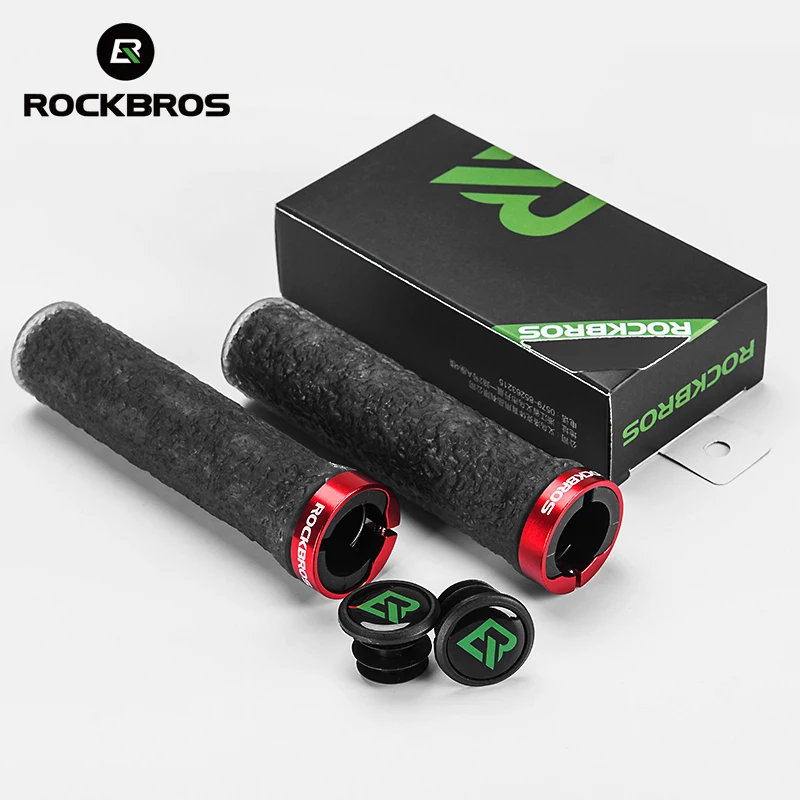 ROCKBROS резиновые MTB велосипеда ручки анти-скольжения велосипедный руль для йоги TPE