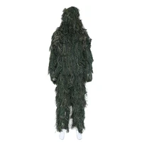 3d universal camouflage suits woodland clothes adjustable size ghillie suit for hunting camouflage set kits