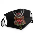 Дышащая унисекс маска для лица Badass Samurai Warrior Oni с защитой от смога и пыли, респиратор, маска для рта