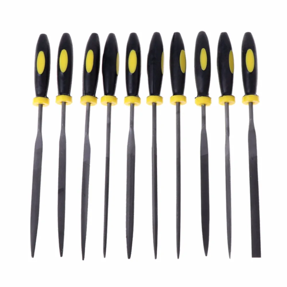 10 Pcs Needle File Set For Jeweler Wood Carving Craft Metal Glass Stone 3 Sizes | Инструменты