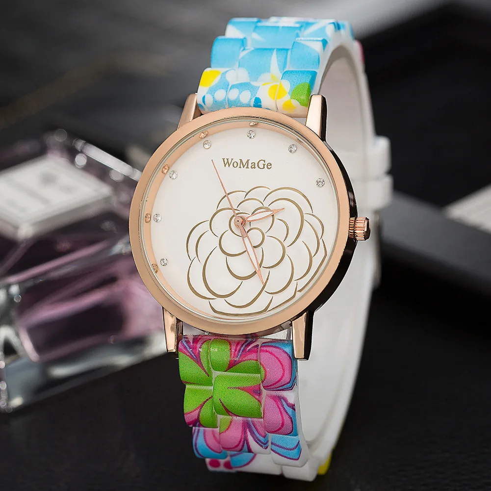 

European And American College Style Student Women's Watch Simple Diamond-Studded Strap Fashion Casual Decoration Quartz Watch