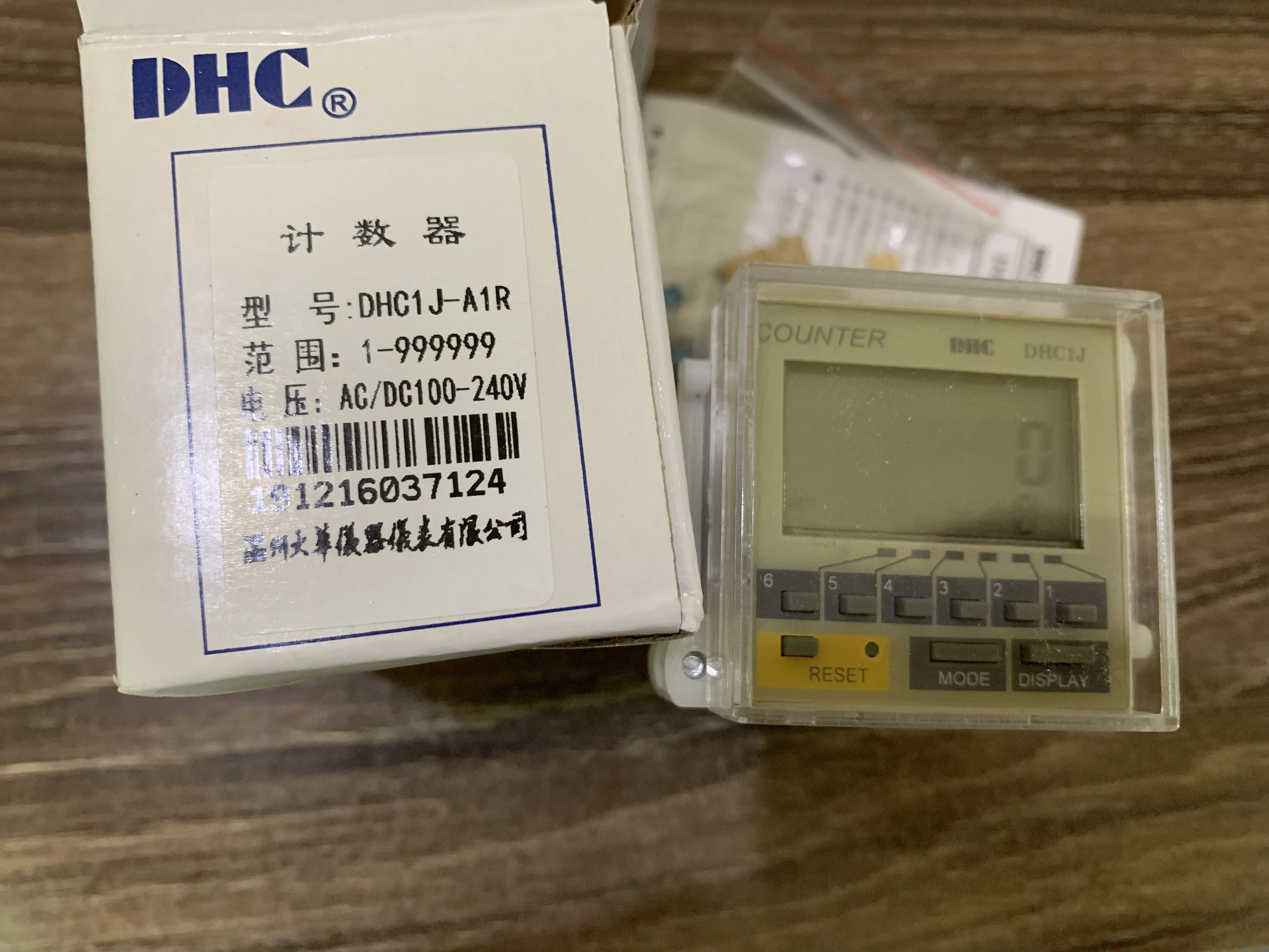 Wenzhou Dahua DHC1J-A1R, интеллектуальный реверсивный счетчик с ЖК-дисплеем, реле счета DC100-240V