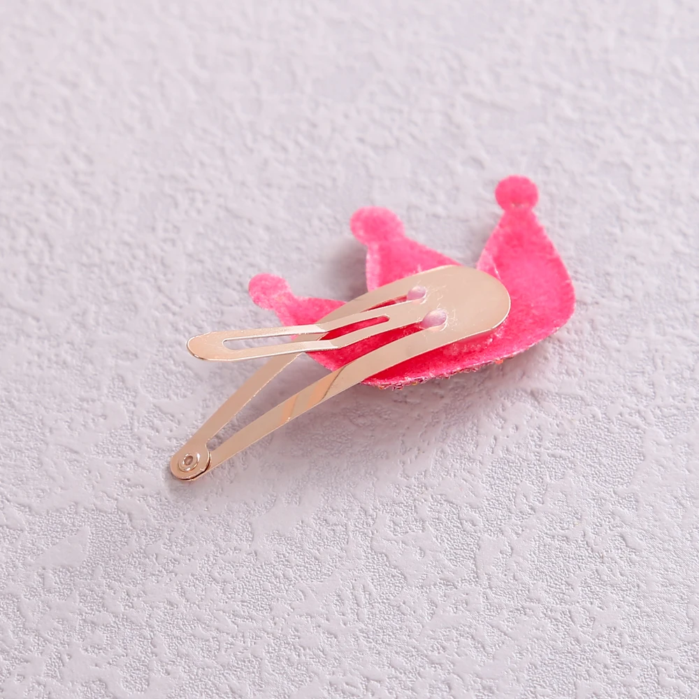 Pinzas brillantes de corona para el cabello para ni&ntilde;a, horquillas bonitas, gorros para beb&eacute;, accesorios para el cabello de dibujos animados, 1 Uds.-4