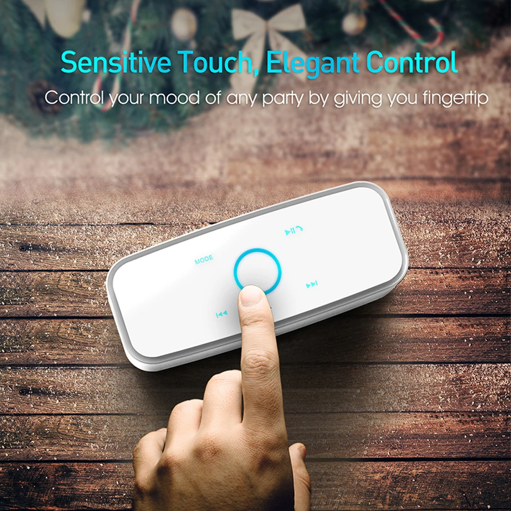 doss portable wireless bluetooth speaker soundbox touch control stereo sound box bass subwoofer loudspeaker aux for computer free global shipping