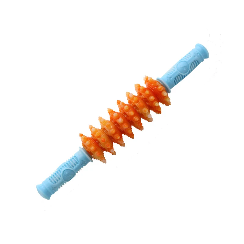 Новый Пластик ручка восьмиколесное ручной роликовый массажер прилипает к телу