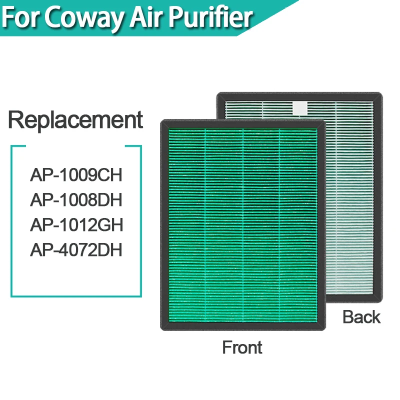 Замена фильтра HEPA и угольного хлопок комплект для Coway AP 1009CH 1008DH 1012GH 4072DH