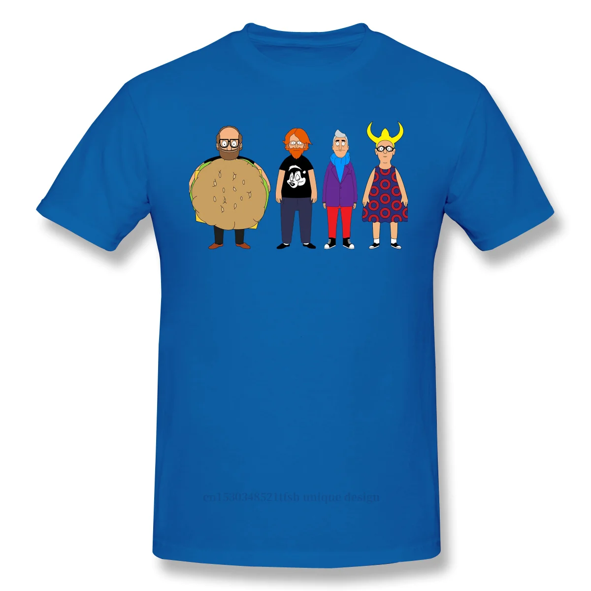 

Phish By CuszAnime Clothes Design Funny Manga Bob's Burgers Cotton Men T-Shirt