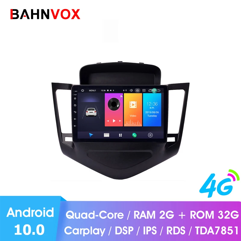 Автомобильный Dvd плеер RAM2G магнитола 9 дюймов на Android 10 0 с Gps для Chevrolet Cruze 2008 2015