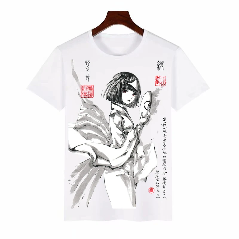 Аниме Noragami Yato футболки с коротким рукавом Косплей Костюмы Мужчины Женщины Топы