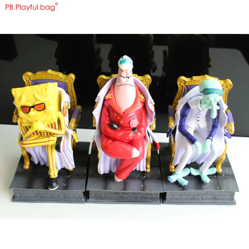 3 шт. и губка военно морские генералы Сквидвард щупальца Патрик Стар фигурка