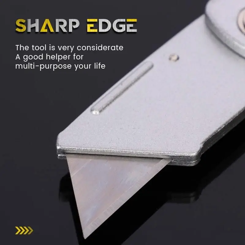 Titanium alloy push-pull telescopic knife multifunctional utility portable office outdoor survival EDC | Инструменты