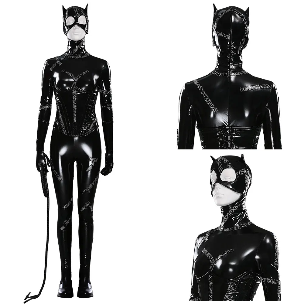 

Selina Kyle Cosplay Women Costume Jumpsuit Outfits Halloween Carnival Suit