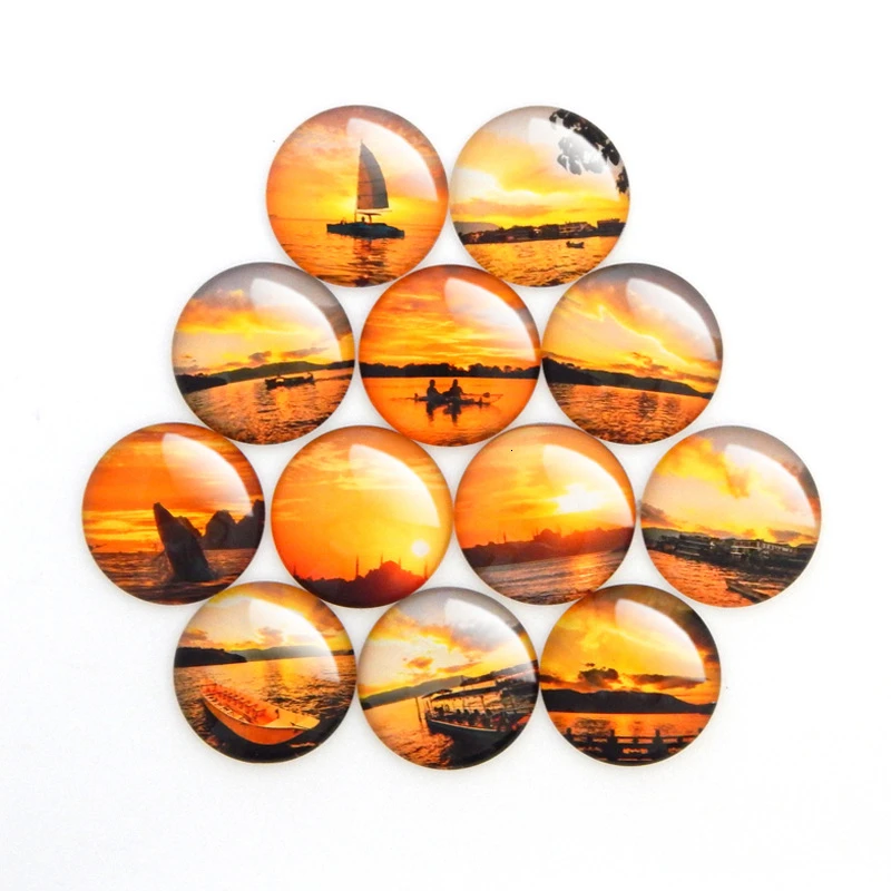 10-50 штук 10 мм-25 мм круглые стеклянные украшения кабошон с плоской задней частью