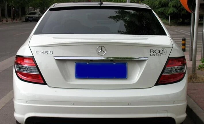 Спойлер на крышу для Mercedes Benz W204 2008 15 C180/C200/C230 C class спойлер автомобиля из