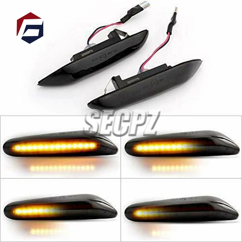 2 pieces Led Dynamic Side Marker Turn Signal Light Indicator Blinker Lamp For BMW E90 E91 E92 E93 E60 E87 E82 E46 | Автомобили и