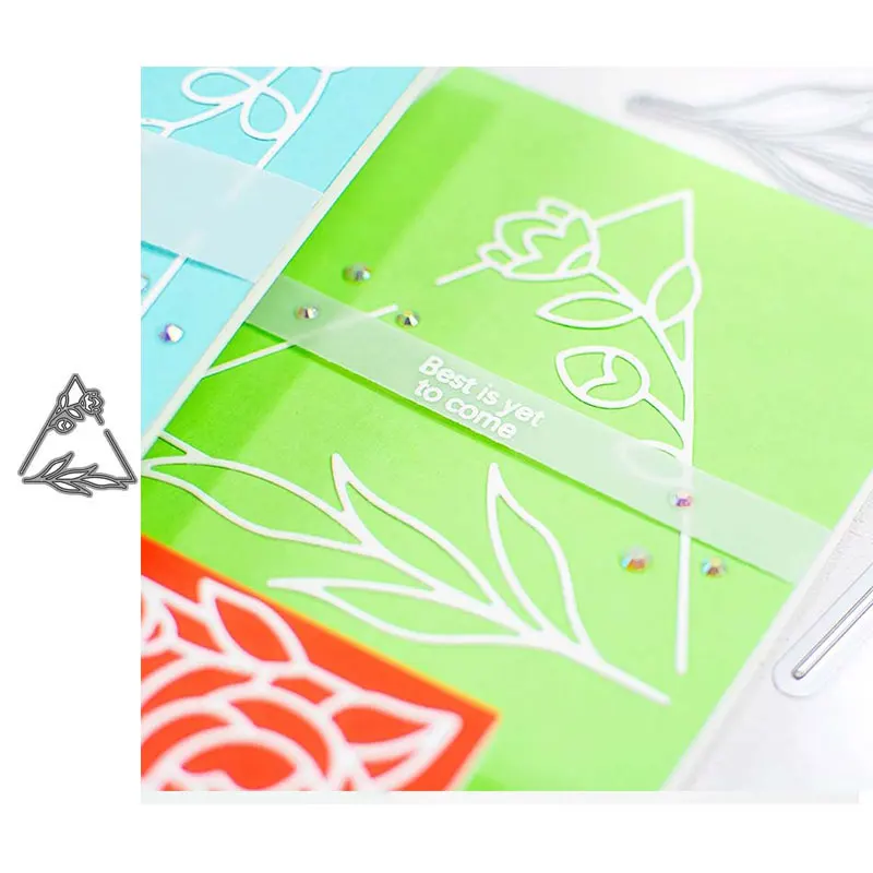 

JC Flowers and Leaves Metal Cutting Dies for Scrapbooking Mold Die Cut Craft Stencil Handmade Tool Card Make Model Mould Decor