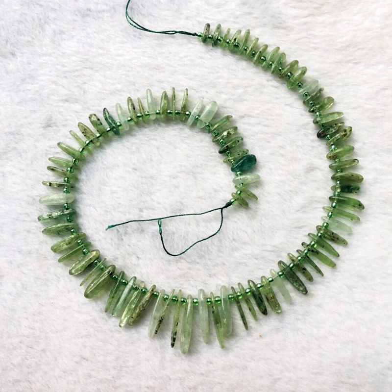 Kunzite 1string Wholesale 1string Natural Gem Stone Chip Nugge Beads,Kunzite,Diopside,Chrysoprase,Larimar Beads For jewelry DIY 15.5"/string - Цвет: Kunzite 1string