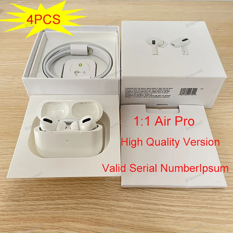 

4PCS NEW Airpoddings Pro 3 Earphone with Positioning Name Change Wireless Charging Smart Sensor ANC HuaQiangNorth ShenZhen