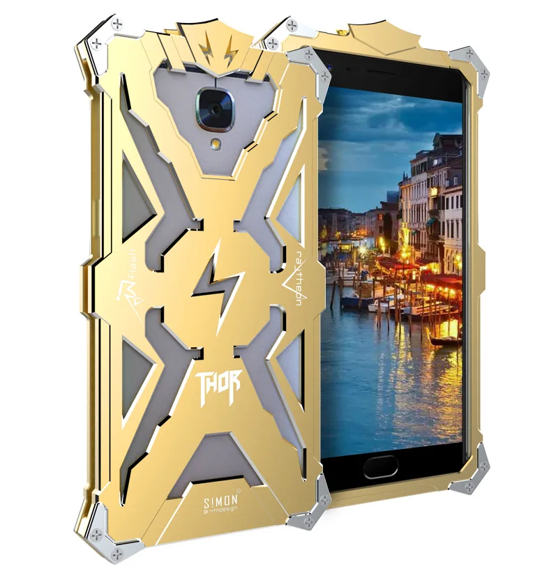 

Zimon Original THOR IRONMAN Shockproof Outdoor Metal Cover Aluminium Anti-knock Case For Oneplus 5 Three/One Plus 6 6T