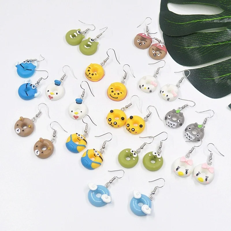 Новые милые Мультяшные персонажи милая девушка круг животное имитация Красной