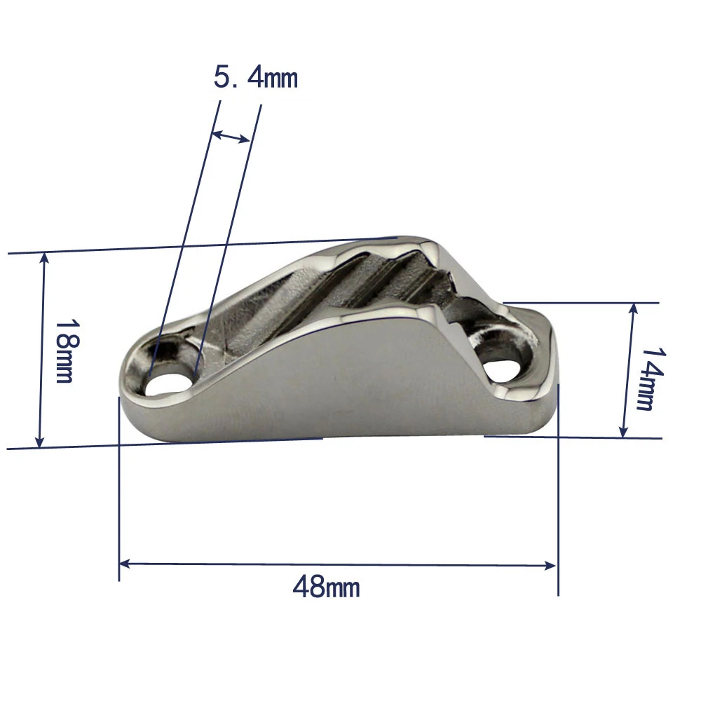 

1x New Boat Cleat Rope Cleat Marine Stainless Steel Practical Tools