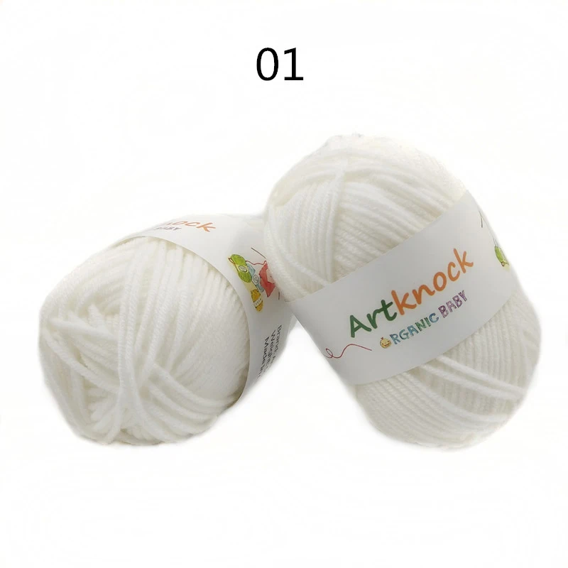 A01 60PCS 60 шт. пряжа для ручного вязания, хлопок, Органическая пряжа для вязания, свитер, носки, дешево - Цвет: A01 60PCS