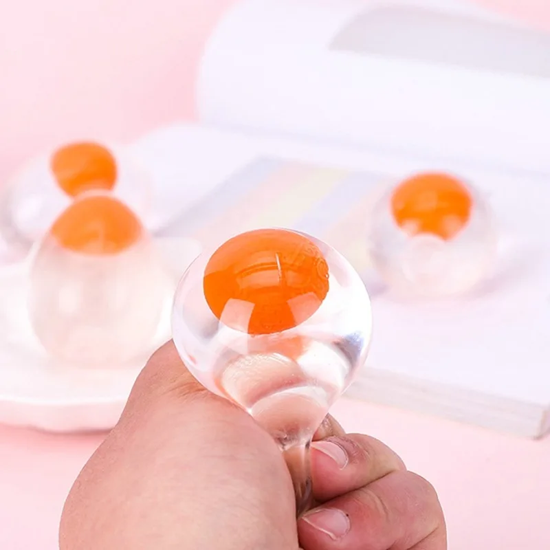 

Decompression Egg Single Egg Water Ball Ceiling Tossing Ball Sticky Target Ball Stress Relief Toy Novelty Kids Adults Fidget Toy