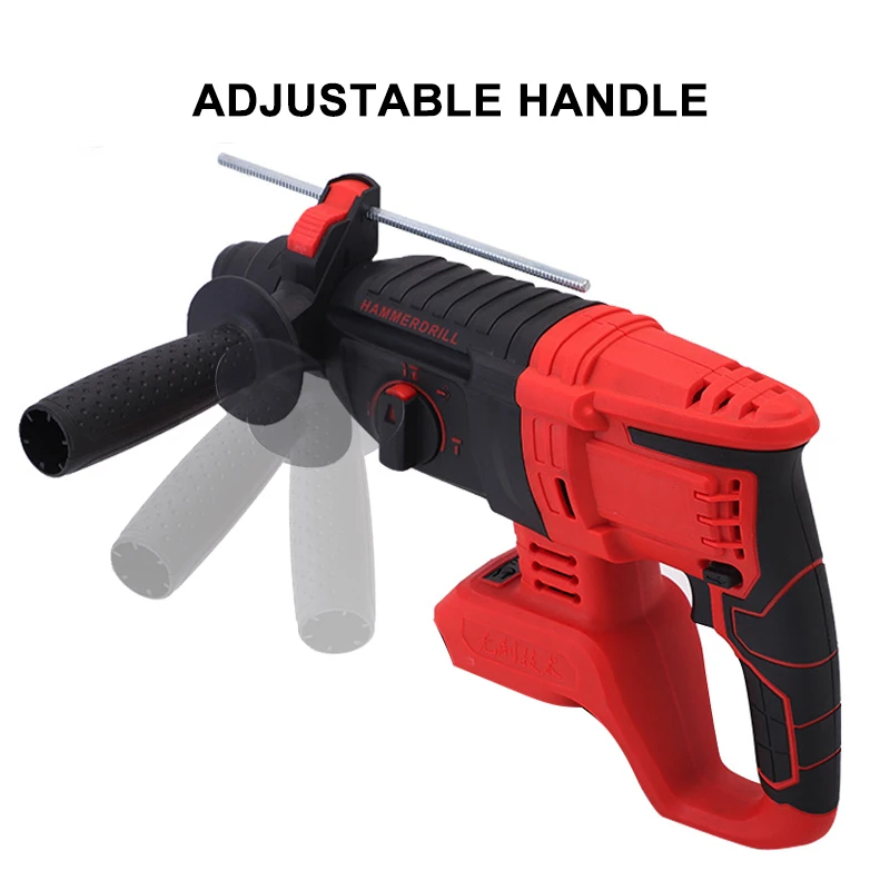 

3 IN 1 Multifunction Electric Cordless Brushless Hammer Impact Power Drill for 18V Makita Battery