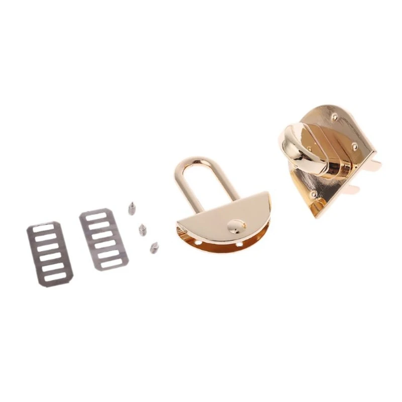 

Turn Lock Clasp Purse Closure Twist Locks Fasteners Metal Hardware Clip Clasp Buckles for DIY Handbag Shoulder Handle Bags Craft