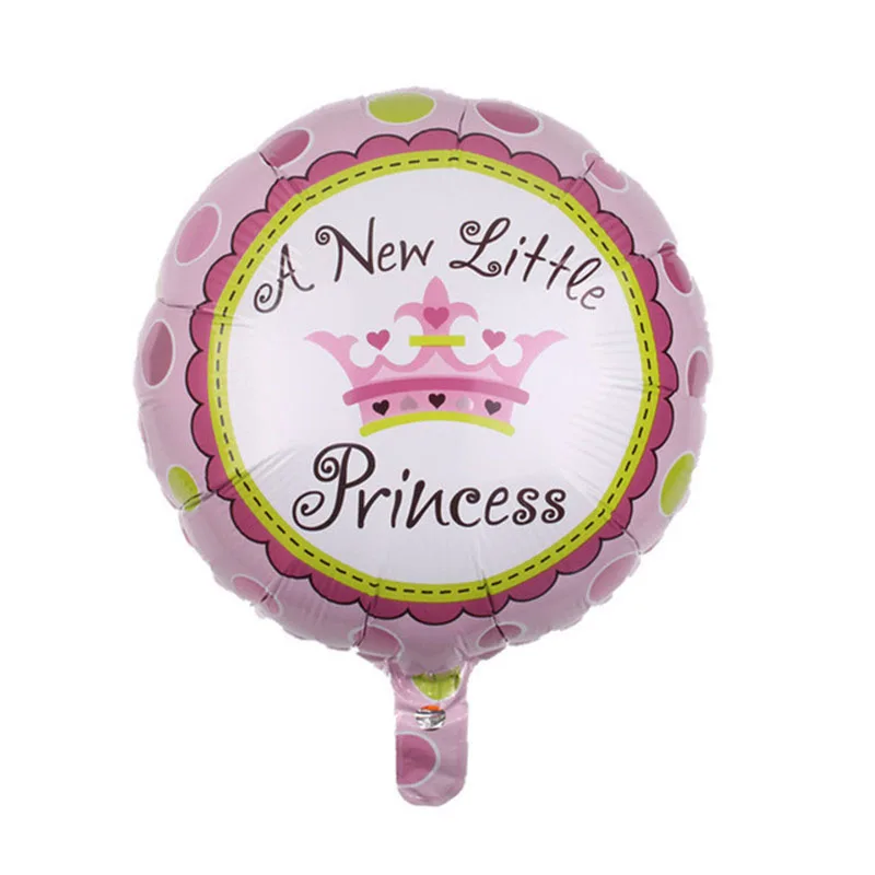 18-дюймовый Baby Shower Пол раскрыть Фольга воздушный шар Дети 1st День рождения Фольга воздушные шары для мальчиков и девочек, в первую очередь предметы для украшения дня рождения