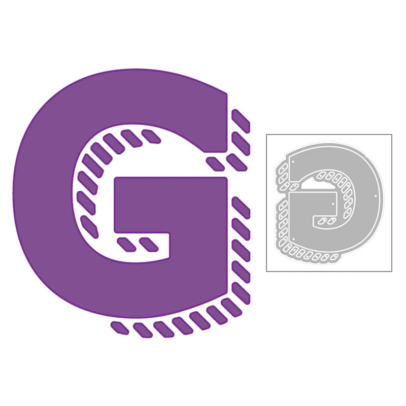 Новинка 2020 Лидер продаж металлические Вырубные штампы с надписью G Edge Shadow на