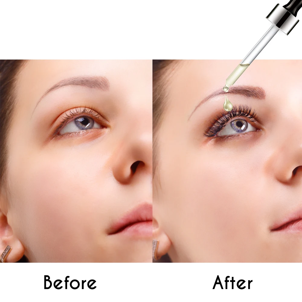 Natural Castor Oil Eyelashes Growth Essential Thick Longer Nourishing Enhancer Lash Eyebrow Hair Liquid Serum | Красота и здоровье
