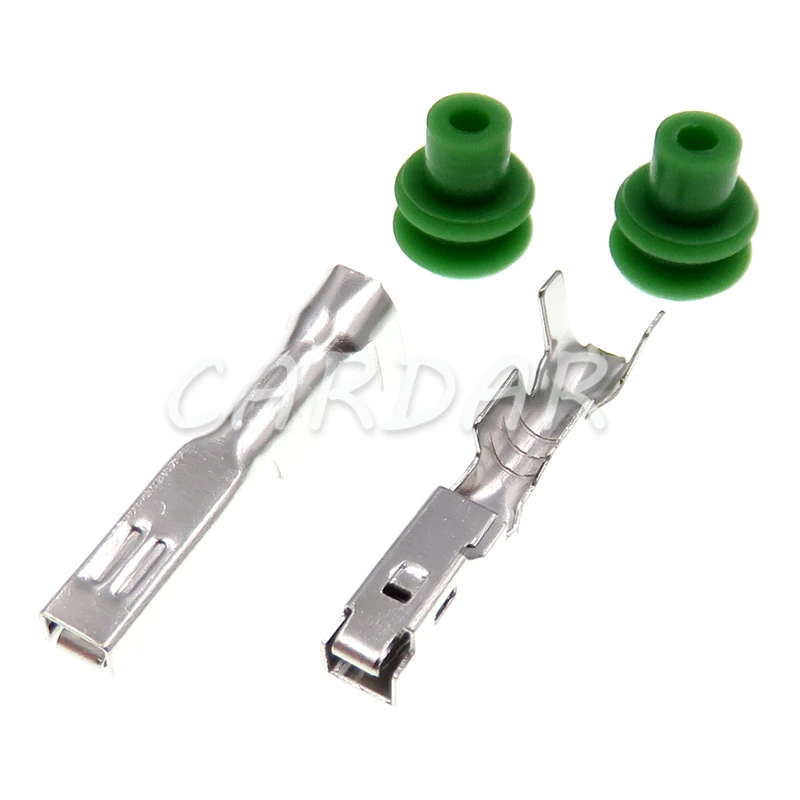 1 компл. 2-контактный Зеленый автомобильный герметичный разъем электрический