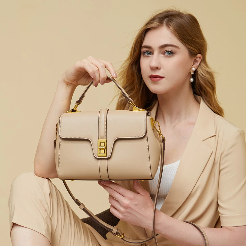 

2021 New Fashion Ladies Lock One-shoulder Small Square Bag Casual Cover Portable Messenger Women Bag