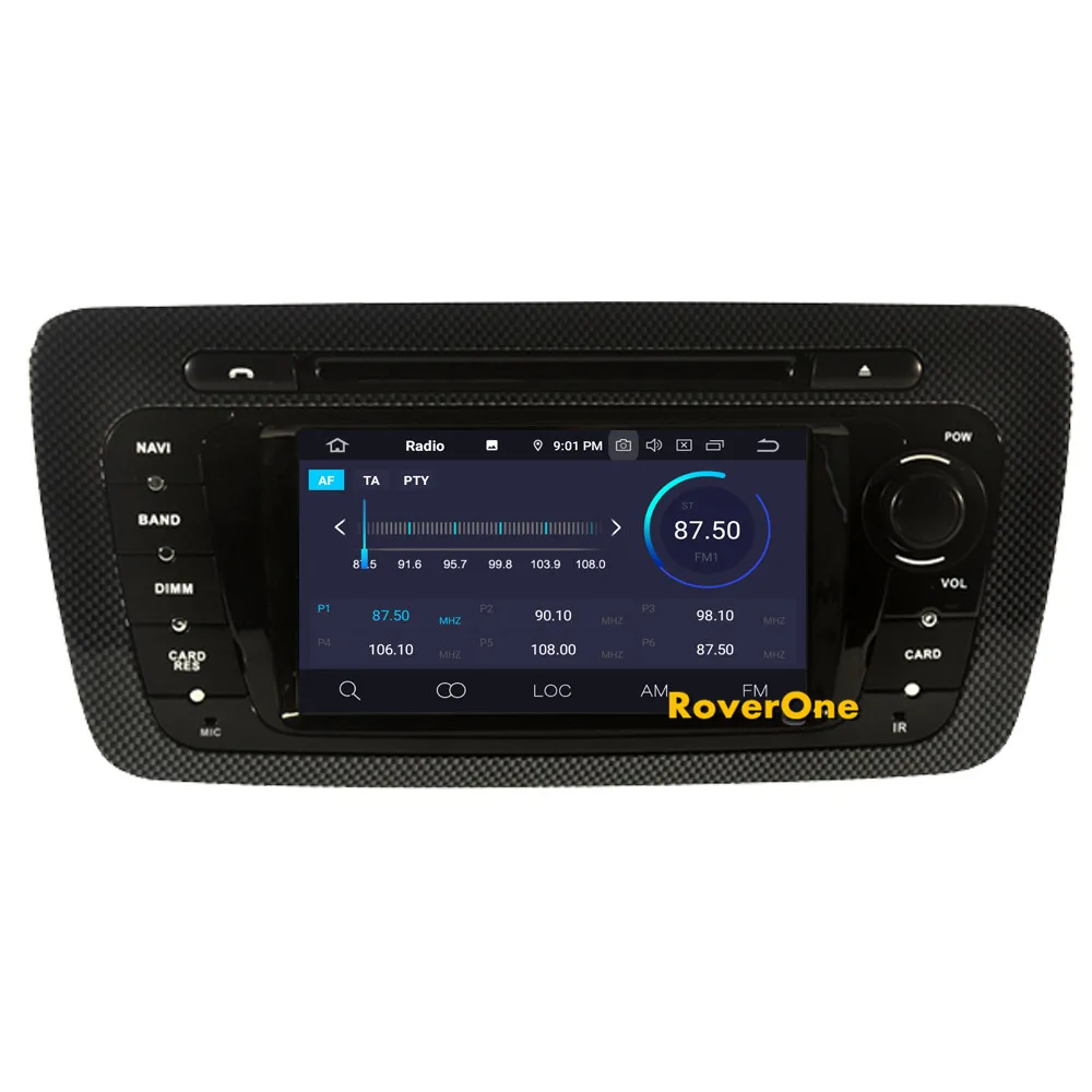 RoverOne Android 9,0 Восьмиядерный автомобильный Радио DVD gps для сиденья Ibiza сенсорный экран мультимедийный плеер головное устройство Bluetooth HD камера