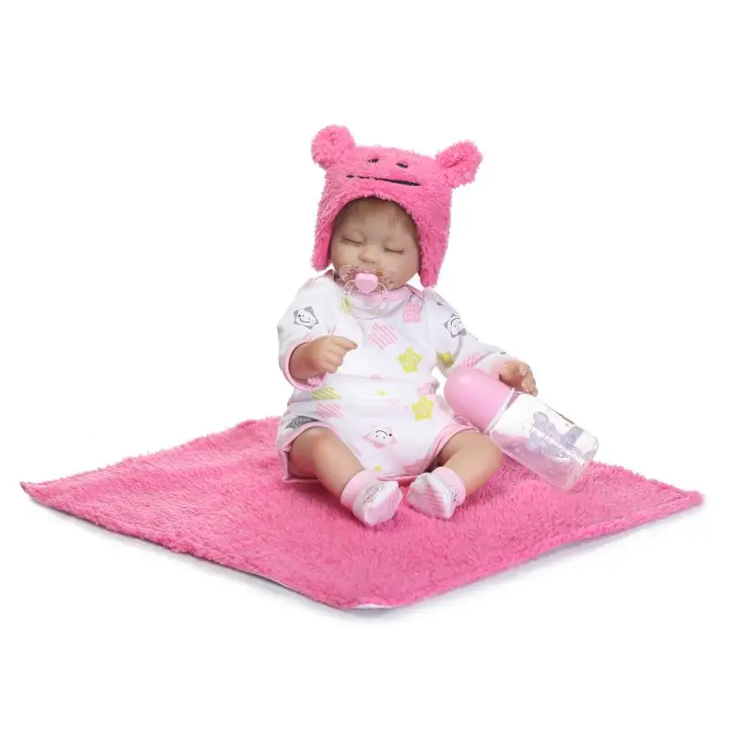 Куклы близнецы с помпоном реалистичные куклы для новорожденных девочек и