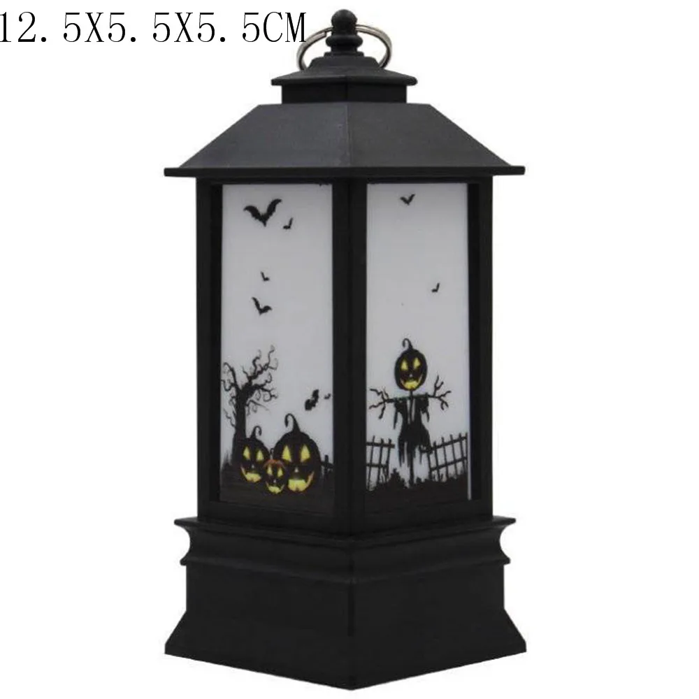 S Pumpkins Lights 1 шт., лампа для Хэллоуина, искусственное пламя, украшение в виде тыквы, украшение в виде ведьмы, светодиодные фонари, ручная масляная лампа, светодиодная, украшение на Хэллоуин - Цвет: S Pumpkins Lights
