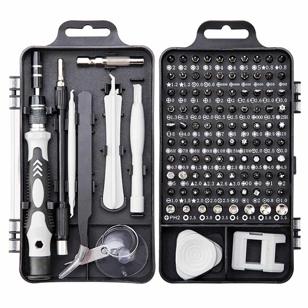 

Multi Screwdriver Set 115 in 1 Precision Magnetic Hand Tool Kit For Laptop/iPhone/Eyeglasses/Watch/Camera/PS4/Nintendo Repair