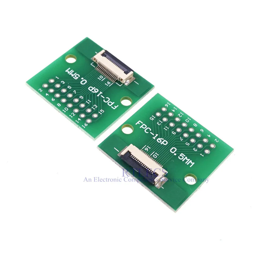 2 шт. DIY FPC FFC 16 PIN 0 5 мм шаг разъем SMT адаптер для 54 пространства Шаг печатной платы