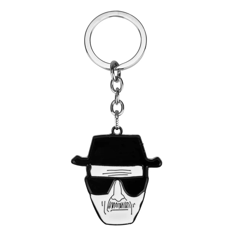 D Breaking Bad BA BR брелок Металлический брелок для ключей ТВ шоу ювелирные изделия для женщин мужчин брелки llaveros подарок - Цвет: D