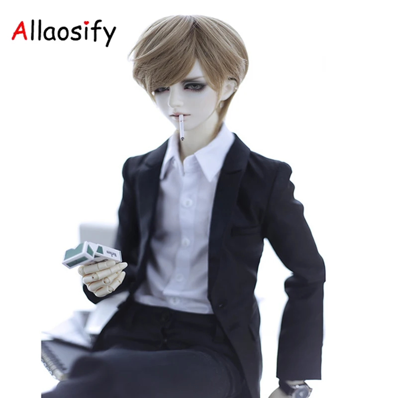 

BJD Wig for 1/3 High Temperature Fiber Girl One-Third Handsome Long Hair For Dolls Free Shopping Allaosify