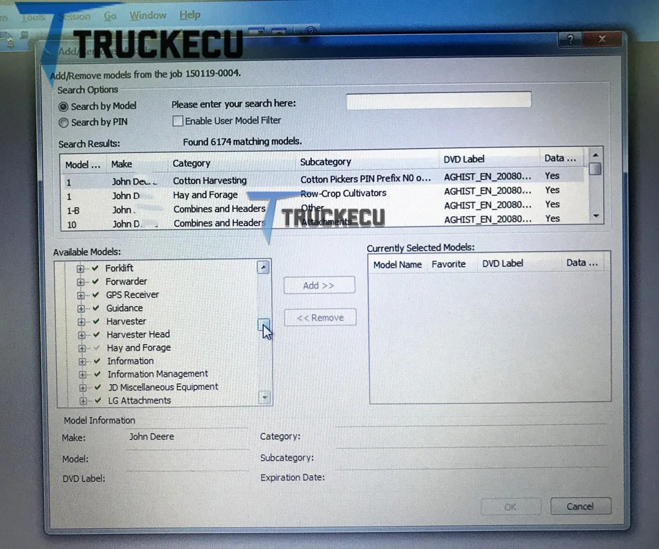 CF/AG/CCE диагностическое программное обеспечение в HDD для JD сельского хозяйства
