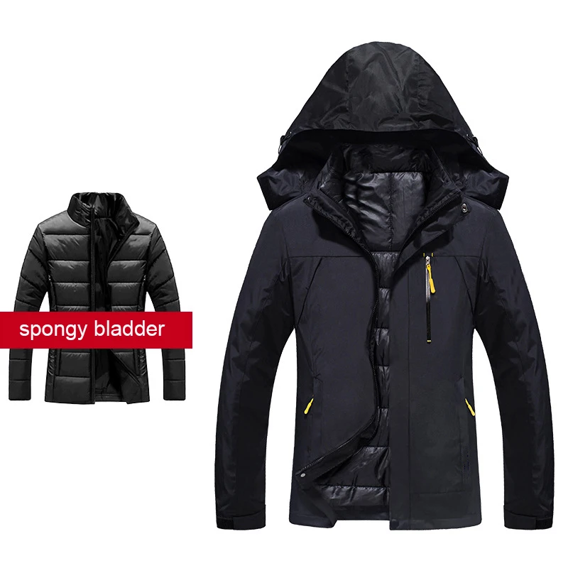 Лыжная куртка Мужская водонепроницаемая зимняя теплое пальто для активного