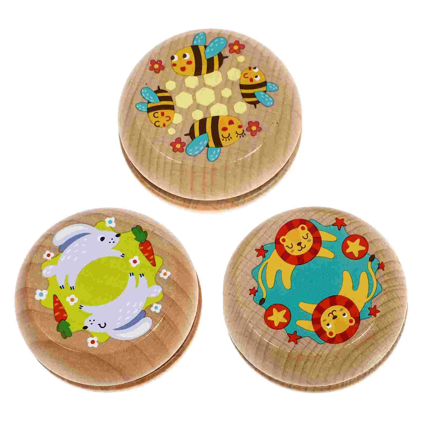 

3 шт., деревянные игрушечные шары для йо-йо