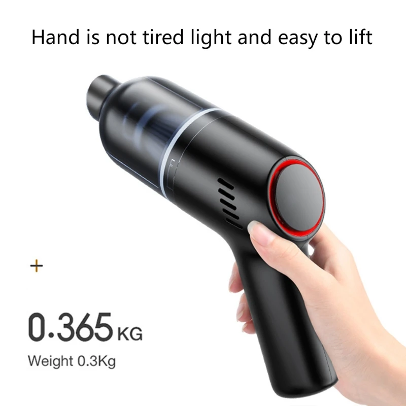

USB Rechargeable Cordless 8000Pa 120W Handheld Wireless Car Vacuum Cleaner for SUV Truck Home Office Pet House Computer